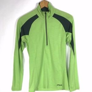 Patagonia merino wool half zip
